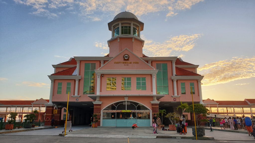 Abschied von Penang am Fairterminal