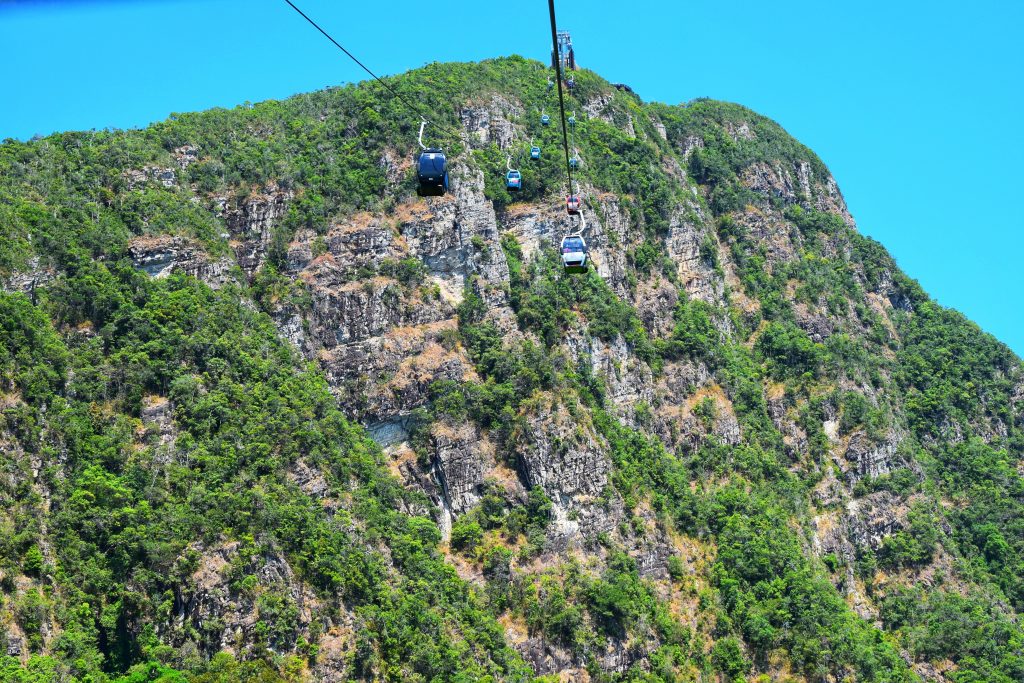 Hoch hinaus mit der Seilbahn